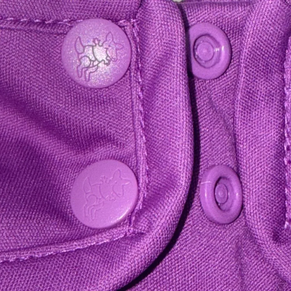 Rumparooz Cloth Diaper Covers 2-Pack Newborn Adjustable Snap Purple & Lavender